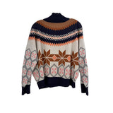 MAEVE PRINT TOPS WHITE/NAVY M