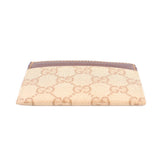 GUCCI ESSENCE CARD CASE WALLETS BROWN