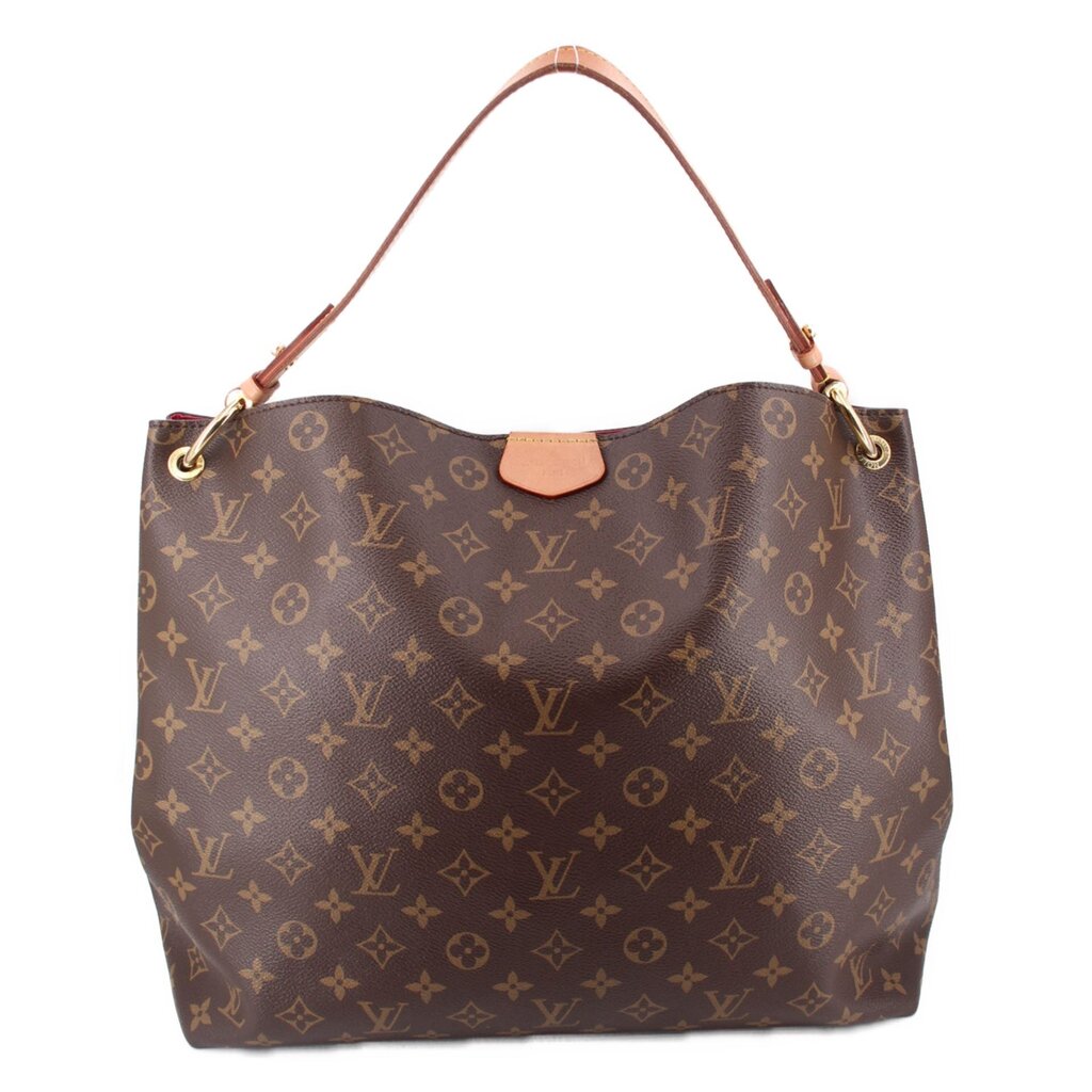 Louis Vuitton Monogram shoulder bag in brown canvas with gold-tone hardware