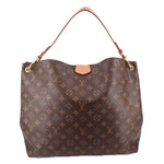 Louis Vuitton Monogram shoulder bag in brown canvas with gold-tone hardware