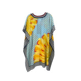 TRINA TURK PRINT DRESSES BLUE XS/S