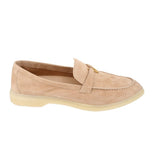 VERONICA BEARD SUEDE LOAFERS TAN 9 US