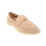 VERONICA BEARD SUEDE LOAFERS TAN 9 US