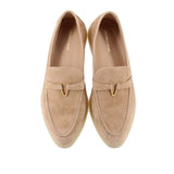 VERONICA BEARD SUEDE LOAFERS TAN 9 US