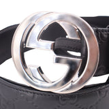 GUCCI SIGNATURE BELTS BLACK 100 | L