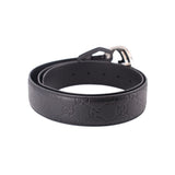 GUCCI SIGNATURE BELTS BLACK 100 | L