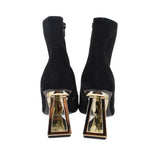 GIANNI BINI HEEL BOOTIES BLACK 10 US