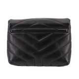 YSL TOY LOU LOU CROSSBODYS BLACK