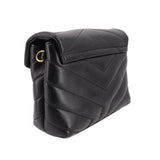 YSL TOY LOU LOU CROSSBODYS BLACK