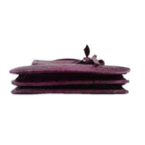 BRAHMIN EMBOSSED CROSSBODYS PURPLE
