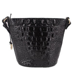 BRAHMIN MINI QUINN CROSSBODYS BLACK