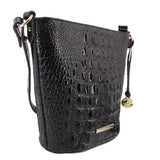 BRAHMIN MINI QUINN CROSSBODYS BLACK
