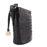 BRAHMIN MINI QUINN CROSSBODYS BLACK