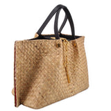 VALENTINO ESCAPE STRAW TOTES NATURAL