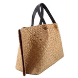 VALENTINO ESCAPE STRAW TOTES NATURAL