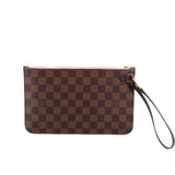 LOUIS VUITTON NEVERFULL POCHETTE POUCHES DAMIER EBENE