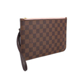 LOUIS VUITTON NEVERFULL POCHETTE POUCHES DAMIER EBENE