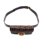 FENDI F IS FENDI CONVERTIBLE CROSSBODYS BLACK