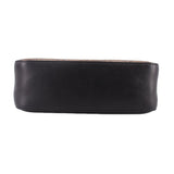 FENDI GLAZED 2 WAY CROSSBODYS BROWN/BLACK