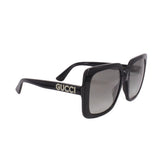 GUCCI GG0418S SUNGLASSES BLACK/CRYSTAL
