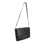 TORY BURCH ALEXA CLUTCH SHOULDER BAGS BLACK