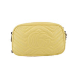 GUCCI SMALL MARMONT CAMERA CROSSBODYS YELLOW
