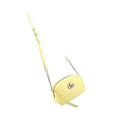 GUCCI SMALL MARMONT CAMERA CROSSBODYS YELLOW