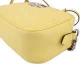 GUCCI SMALL MARMONT CAMERA CROSSBODYS YELLOW