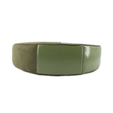 STAUD SPLIT MOON SHOULDER BAGS GREEN