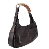 YSL VINTAGE MOMBASA SHOULDER BAGS BROWN