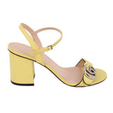 GUCCI MARMONT SANDALS YELLOW 38.5 EU | 8.5 US