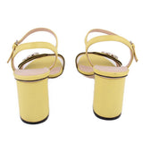 GUCCI MARMONT SANDALS YELLOW 38.5 EU | 8.5 US