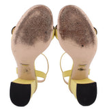 GUCCI MARMONT SANDALS YELLOW 38.5 EU | 8.5 US