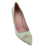 GUCCI STUD HEELS GREEN 38 | 8