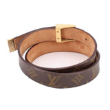 LOUIS VUITTON MONOGRAM BELTS BROWN XS