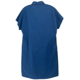 AKRIS SHORT SLEEVE DRESSES BLUE M | 8