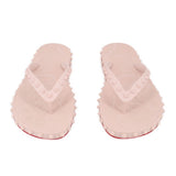 CHRISTIAN LOUBOUTIN LOUBI FLIP SANDALS BLUSH 37 EU | 7 US