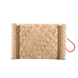 ANYA HINDMARCH WINK BASKET CLUTCHES NATURAL