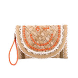 ANYA HINDMARCH WINK BASKET CLUTCHES NATURAL