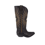 GOLDEN GOOSE LEATHER BOOTS BLACK 38 EU | 7.5 EU