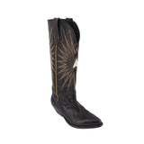 GOLDEN GOOSE LEATHER BOOTS BLACK 38 EU | 7.5 EU