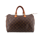 LOUIS VUITTON RECONDITIONED SPEEDY 35 HANDLE BAG MONOGRAM