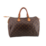 LOUIS VUITTON RECONDITIONED SPEEDY 35 HANDLE BAG MONOGRAM