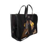 KATE SPADE MANHATTAN TOTES BLACK LEOPARD