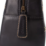 CHANEL WILD STITCH HANDLE BAG BLACK