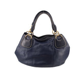 MIU MIU LEATHER TOTES BLUE