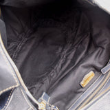 MIU MIU LEATHER TOTES BLUE