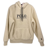 POLO HOODIE TOPS WHITE S
