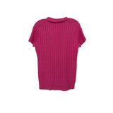 RALPH LAUREN CABLE TOPS PINK XL