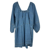 FREE PEOPLE DENIM DRESSES BLUE S